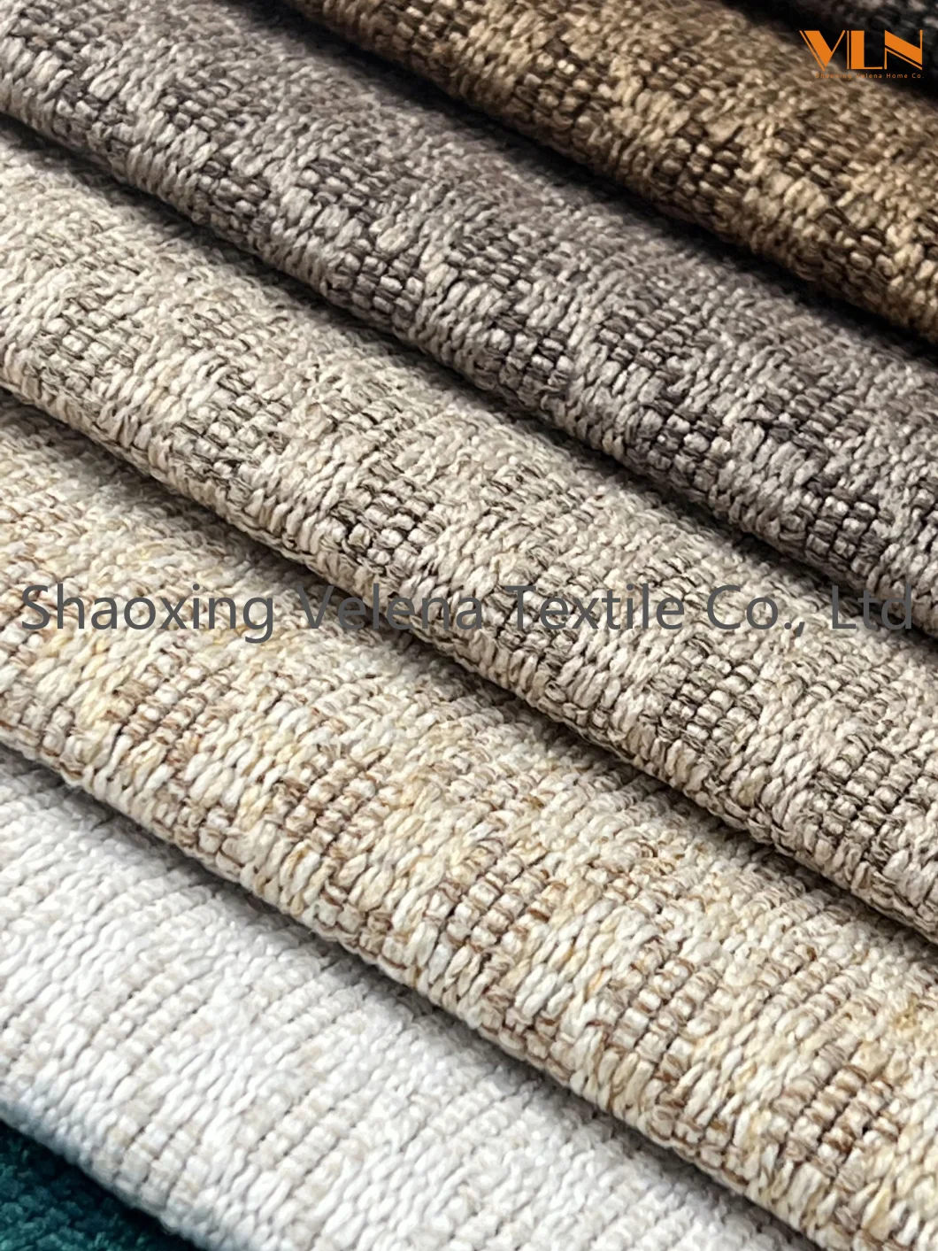 New Arrival Polyester Linen Look Fabric Upholstery Furniture Sofa Curtain Home Textile High Quality China Factory