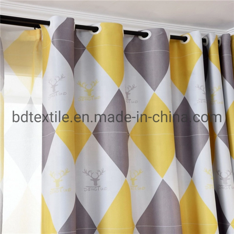 Top Sale 100% Polyester Linen Look Sheer Curtain Fabric