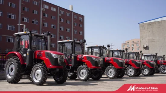 Trattore a ruote agricolo per attrezzature agricole in giardino con macchina cinese multiuso/vendita calda